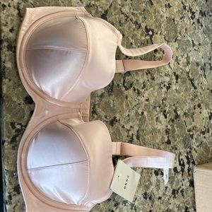 NWT DKNY pink bustier bra